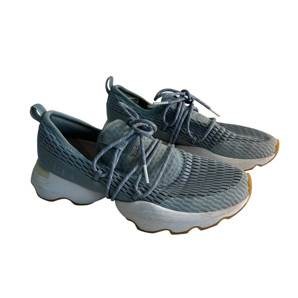 Sorel Kinetic Impact Lace Sneakers Lightweight Athletic‎ Shoes Size 7 Blue Gray